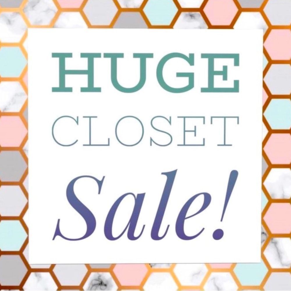 Closet Clean out! Bundle discounts! Make me an offer!